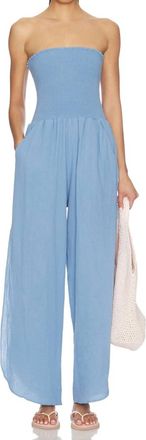 Peixoto Harriet Sleeveless Jumpsuit In Riverside Blue Iris