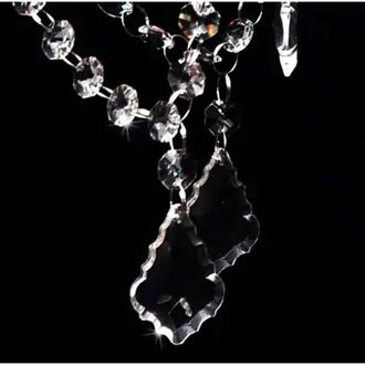 Berkfield Home Stunning Chandelier with 2800 Crystals E14 in White