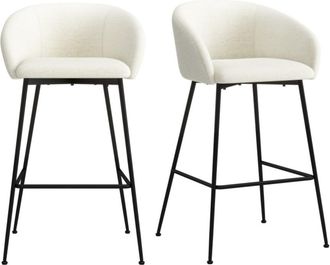 Moloo de bar de tela ecru (x2)