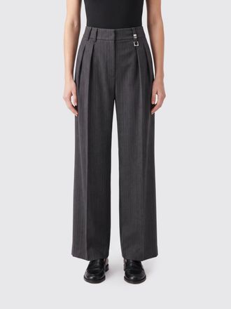 Patrizia Pepe High-Waisted Wide Leg Tailored Trousers with Darts