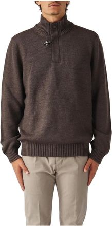 Fay Heren, Truien, Bruin, Maat: XL Wol