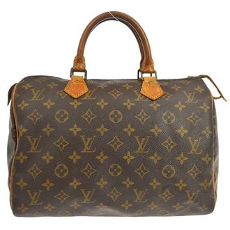 Louis Vuitton Speedy Monogram Canvas Brown Canvas Handbag (Pre-Owned)