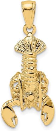 Diamond2Deal 14k Gold Moveable Lobster Charm