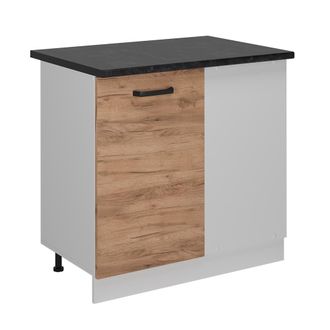Vicco Armario De Esquina R-line, Roble Dorado, 86 Cm Et Antracita
