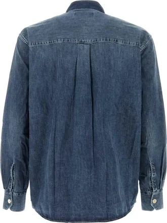 Our Legacy Mens Shirt Blue Cotton