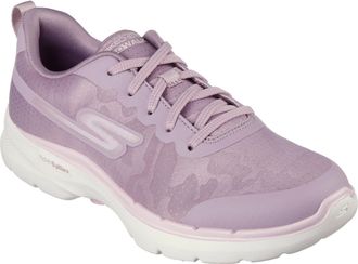 Skechers Womens Gowalk6 Ld99 in Mauve - Pink - Size UK 2.5