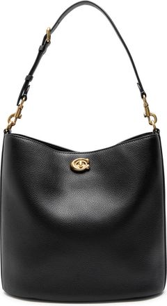 Coach Willow Grained Leather Bucket bag - Black - One Size