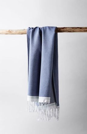 Coyuchi Mediterranean Organic Cotton Bath Essentials in Lake W/sea Spray at Nordstrom, Size 6 Piece Set