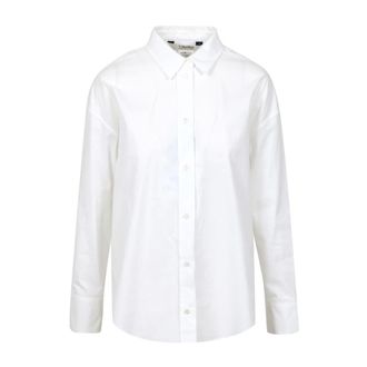 Max Mara Dames, Blouses & Shirts, Wit, Maat: M Katoen