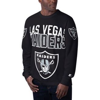 Starter Mens Starter Black Las Vegas Raiders Clutch Hit Long Sleeve T-Shirt at Nordstrom, Size Medium