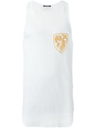 Balmain insignia vest - Bianco