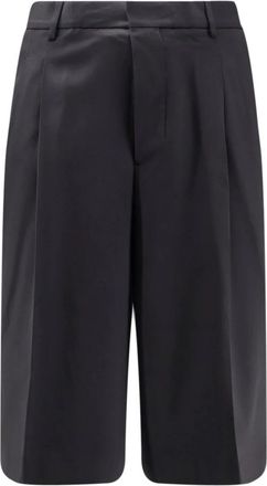 Ami Tailored Shorts - Heren - Korte Broeken - Zwart - W40 - Wol - Korte Broeken