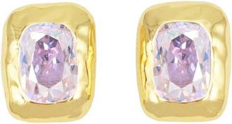 Petit Moments Giovana Crystal Stud Earrings in Pink at Nordstrom