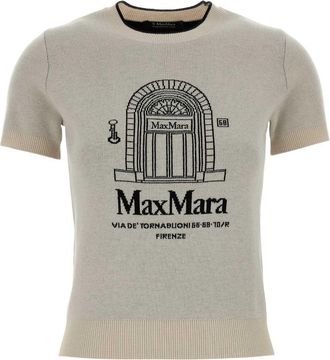 Max Mara Sand Wool Blend Euforia Sweater