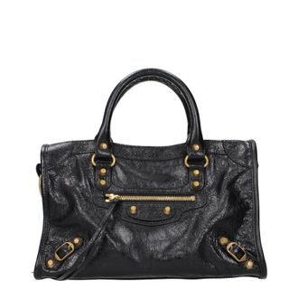 Balenciaga Handtaschen Le City Damen Leder Schwarz