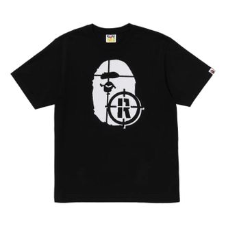 A Bathing Ape Hunting Ape Head T-Shirt Black 0ZXTEM340101QBKX