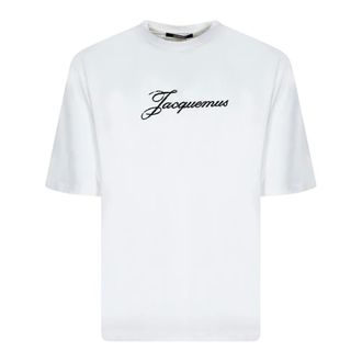 Jacquemus Hombre, Camisetas, Blanco, Talla: 2XL