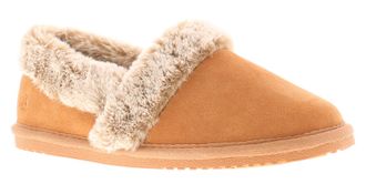 Hush Puppies Ariel Su&egrave;de Dames Pantoffels In Tan