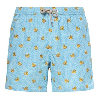 MC2 Saint Barth Beachwear, male, Blue, Size: 2XL Lighting Micro Stretch Ultralight Swim