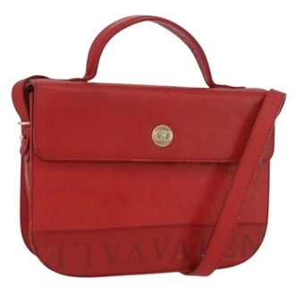 Valentino Pre-owned Vintage Shoulder Bag - Dames - Vintage Schoudertas - Rood - ONE Size - Leer - Vintage