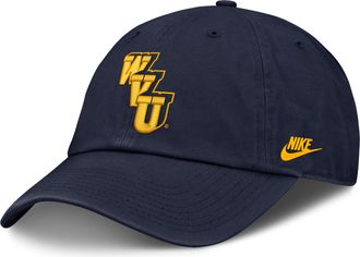 Nike West Virginia Legacy Club Nike Mens College Adjustable Hat in Blue | NC0141SWVV-2NM