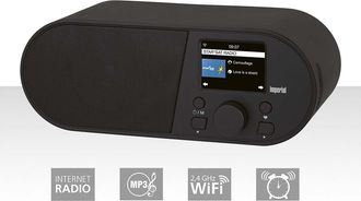 Imperial I105 Radio Por Internet Wlan Con Pantalla En Color De 24 Pulgadas Negro