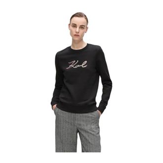 Karl Lagerfeld Mujer, Sudaderas, Negro, Talla: S