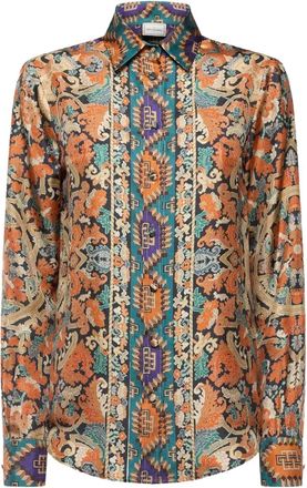 Pierre-Louis Mascia Camicia con stampa paisley - Rosa