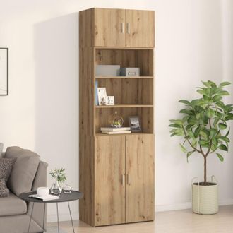 vidaXL Vidaxl - Armadietto a muro rovere artigianale 70 x 42.5 x 40 cm