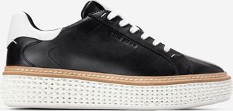 Cole Haan Womens GrandPr&oslash; SkyWeave Court Sneakers - Black Size 10.5