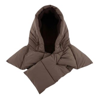 Bomboogie Sciarpa Imbottita con Cappuccio - - Accessories - Donna - Marrone - ONE SIZE