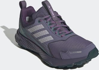ADIDAS TERREX Trailrunningschuh ADIDAS TERREX TRACEFINDER 2 CLIMAPROOF, Damen, Gr. 38,5, grau (preloved violet, glory grau, aurora plum), Synthetik, Textil, Schuhe 