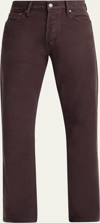 Tom Ford Mens Wool Straight Leg Five-Pocket Pants