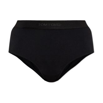 Tom Ford Signature High-waisted Briefs - Dames - Onderbroek - Zwart - M - Ondergoed