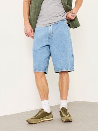 Fat Face FatFace Light Blue Denim Loose Fit Denim Shorts