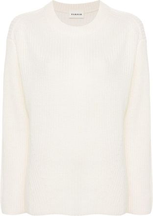 P.A.R.O.S.H. ribbed-knit cashmere jumper - women - Cashmere - M - White