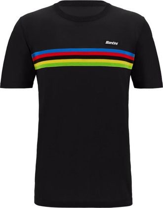 Santini UCI World Champion T-Shirt T-Shirt f&uuml;r Herren | schwarz