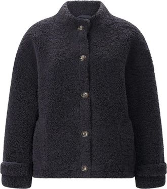 Betta Corradi Nepbont & Shearling Jassen - Dames - Jassen - Blauw - S - Nepbont - Jassen