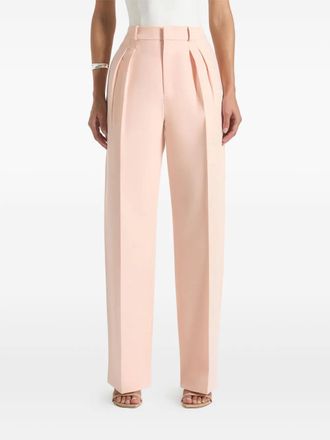 Manière De Voir Julie twin-pleat tailored trousers - Pink