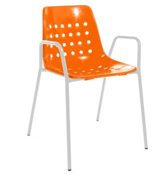 Schubiger M&ouml;bel Gartenstuhl Bermuda mit Armlehne Rundrohr