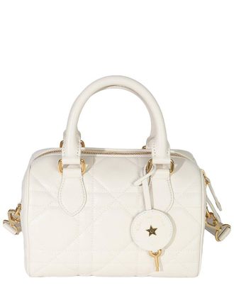 Dior Neutral, White Leather Dior Groove 20 Bag (Authentic Pre-Loved)