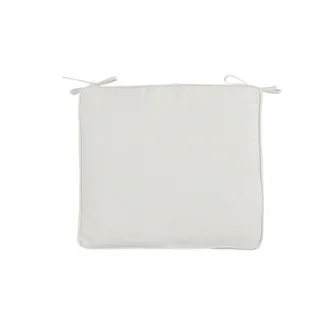 Ballard Designs Replacement Chair Cushion - 20x18 - Knife Edge, Canvas White Sunbrella - Ballard Designs