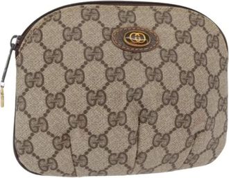 Gucci Pre-owned Clutches, female, Beige, Size: ONE SIZE Pre-owned Plastic Clutch