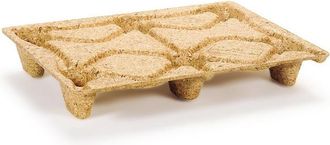 OEM Pallet Monouso L800xp600xh120mm Trgf.500kg 6 Piedi Legno Pressato Naturale (per 10)