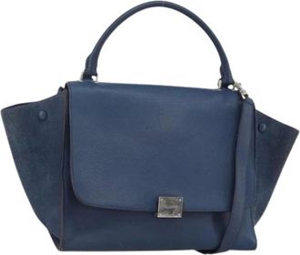 Celine Pre-owned Handbags, female, Blue, Size: ONE SIZE Pre-owned Vintage Hand Bag