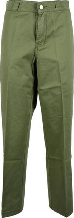 Replay Broek - Dames - Chinos - Groen - W27 - Katoen - Broeken