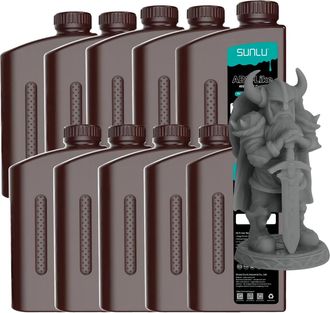 OEM Resina Uv, Alta Precisi&oacute;n, Buena Resistencia, 10 Kg, Gris Oscuro
