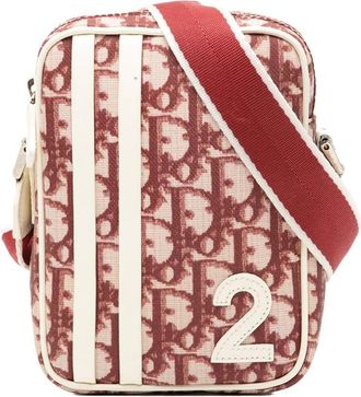 Dior Pre-owned Cross Body Bags, female, Red, Size: ONE SIZE Pre-owned Vertical Pouch