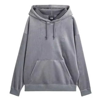 adidas x Y-3 Velvet Corduroy Hoodie Asia Sizing Grey Five KU2196
