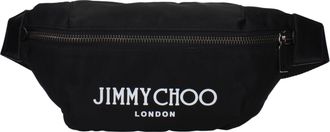 Jimmy Choo London Black Fabric Mens Backpack